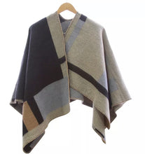Load image into Gallery viewer, gray  Poncho Serena
